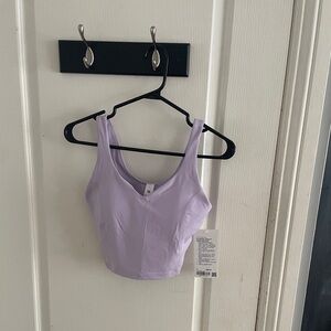 Lilac Align Tank Top (For C/D cups)